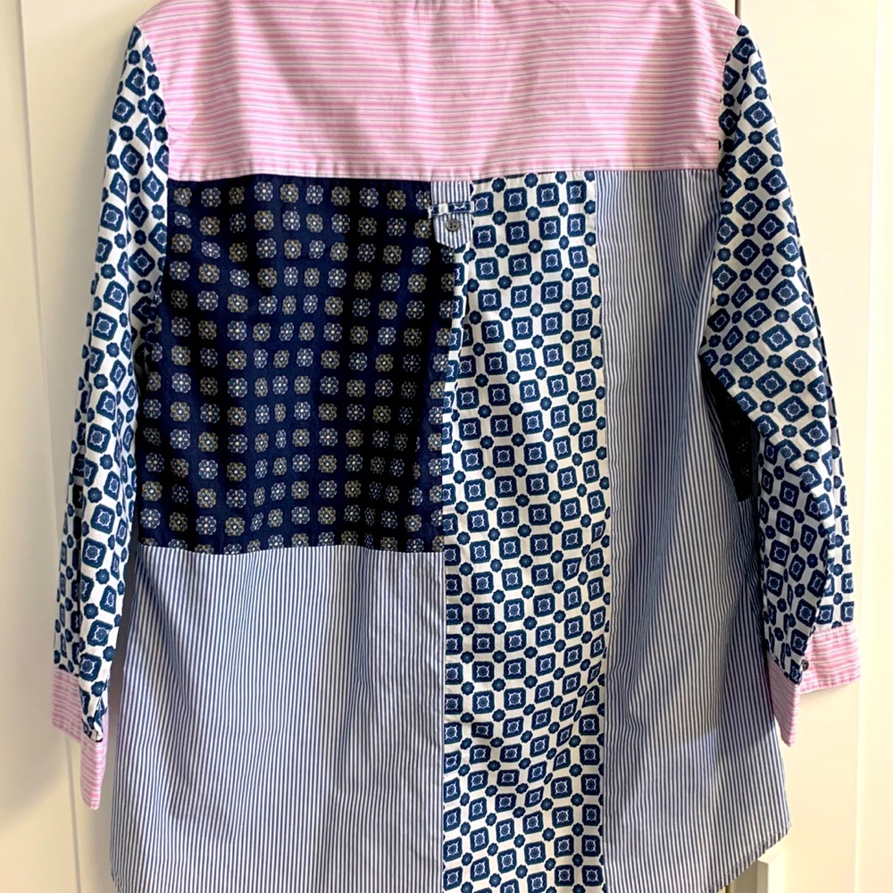 Anthropologie HD in Paris Mixed print top blouse_2